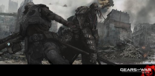 Gears of War 2 - Первый Концепт-Арт для Gears of War: The Movie